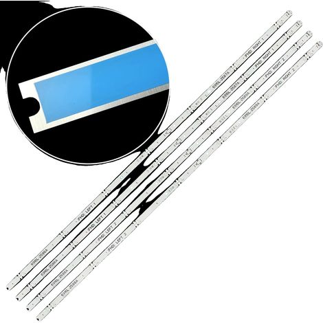 Ruban LED, Longueur de 977 mm, Tension de 3 V, 7 Perles LED par Ruban, Matériau en Aluminium, Compatible avec les Modèles de TV de 49" (1/5)
