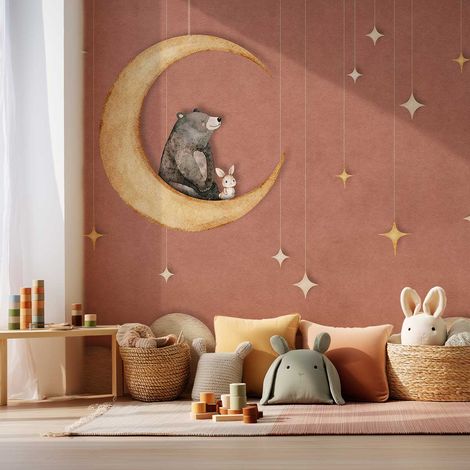 Papier peint L'Ours et la Lune d'Or papier peint