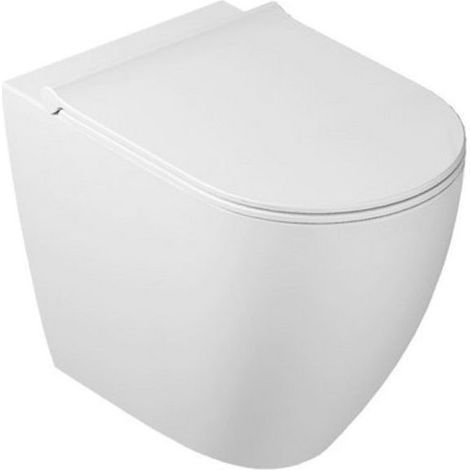 WC Galassia Dream Filomuro Senza Brida 56x36 Cm Bianco Lucido (1/2)