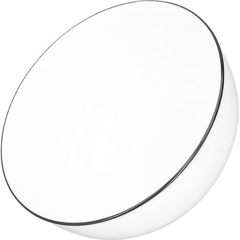 Robuste Keramikschüsseln mit schwarzem Rand für Salate, Suppen, Eintöpfe, Desserts und Nudeln, 18 cm (7 Zoll) (1/5)