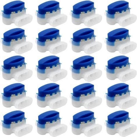 20 Pezzi di Connettori per Cavi, 314 Connettori per Cavi Riempiti con Gel e Resina, Terminali a Prova d'Acqua per Giardini Esterni, Robot, Auto e Tagliaerba (1/5)
