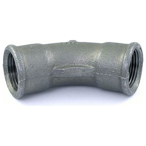 Coude 45° FF rèf. 41 15x21 noir - SFERACO