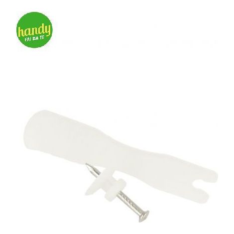 Gancio per quadri Masidef Plus in nylon con chiodo 10 pezzi (1/2)