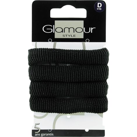 Diademas gruesas negras Inter-Vion Glamour (4 unidades) (1/2)
