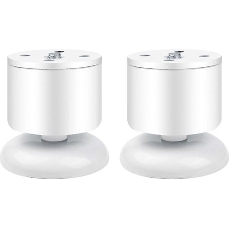 Pieds de support de lit réglables en hauteur en 2 pièces, compatibles avec les cadres de lit/sommiers à lattes centrales, pieds de meubles réglables en métal, compatibles avec les lits/canapés, plusie (1/5)