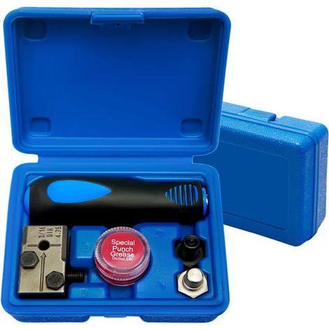 Outil D'évasement de Conduite de Frein pour Tuyau en Cuivre Double 3/16 kit d'outils d'évasement de Frein Automatique avec boîte de Rangement, Outils d'évasement portatifs détachables (1/5)