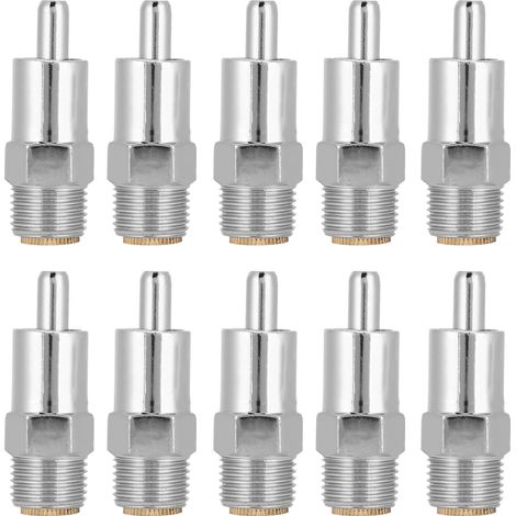 Lot 10 abreuvoirs automatiques – acier inoxydable – bouche ronde – mamelon – porcs