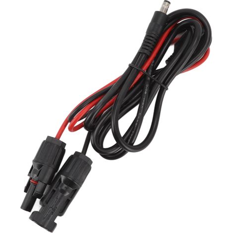Câble d'extension en cuivre pour panneau solaire, connecteur solaire 16 AWG vers adaptateur mâle CC 5,5 mm