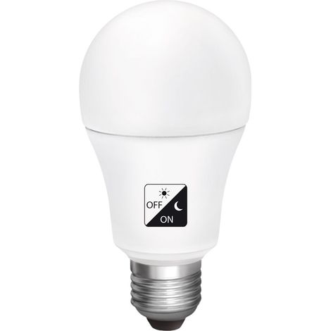 Matel Dämmerungssensor Standard E27 10 W neutrale LED-Glühbirne