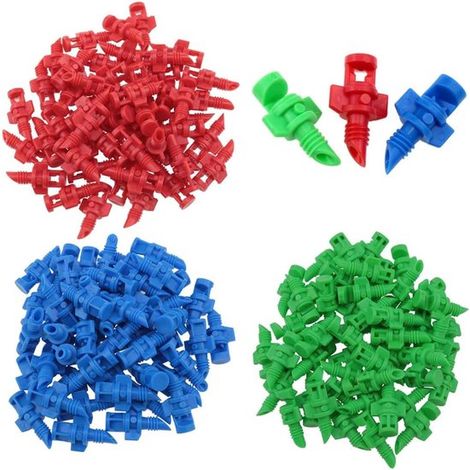 Gartensprenger-Set – Tropfbewässerung mit Mikrosprengern – Effiziente Gartenbewässerung – Verstellbare Sprühdüsen – 90-teiliges Set