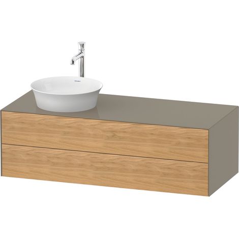 Duravit White Tulip, meuble sous-lavabo suspendu, largeur 1300 x (1/2)
