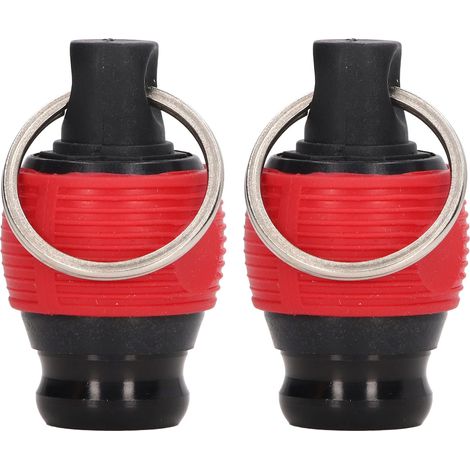 Porte-embouts magnétique 1/4" pour tournevis, fixation rapide, durable et anti-usure, couleur rouge vif (1/5)