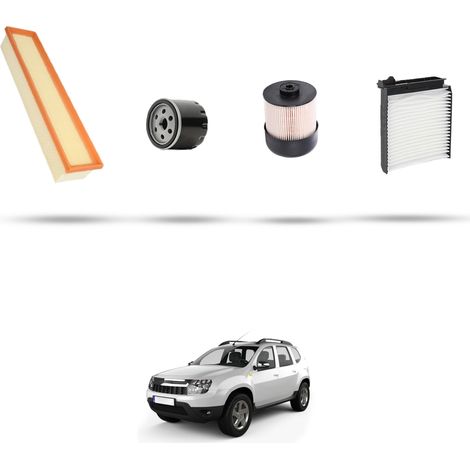 Kit tagliando 4 filtri compatibile con Dacia Duster 1.5 Dci 63kw dal 2010 (1/5)