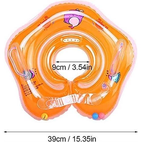 Baby Buoy - Collier de natation flottant gonflable pour nouveau-nés, jouet de piscine pour bébés de 0 à 3 ans - A3 (1/4)