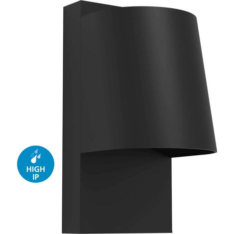 Applique Esterno Moderna Stagnone Alluminio Nero Gu10 (1/5)