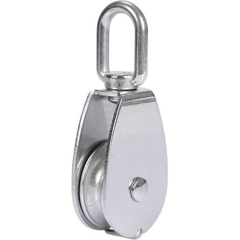 SABIR Poulie De Poulie En Acier Inoxydable M100 - Poulie De Câble Pivotant - Poulie De Traction Suspendue (1/5)