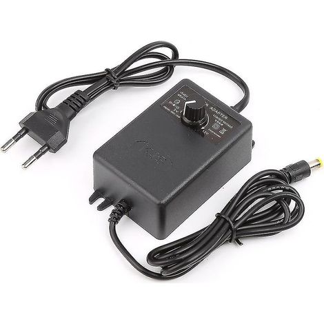 Einstellbares Netzteil für Motordrehzahlregler 3-12V 2A, europäischer Stecker (1/4)