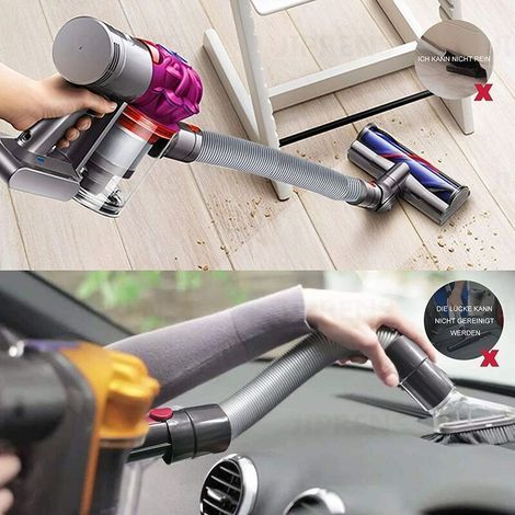 Rallonge de tuyau pour aspirateur Dyson V11 V10 V8 V7 - 52 cm extensible à 172 cm Tuyau de rechange Dyson Accessoires Dyson V11, tuyaux télescopiques pour Dyson (25 172CM) (1/4)