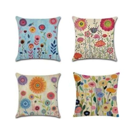Housse de coussin imperméable extérieur housse de coussin hydrofuge coussin décoratif canapé coussin décoratif canapé hou (1/4)