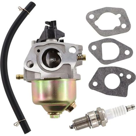 Carburateur avec joint et tuyau d'essence pour MTD Thorx 35 45 55 Güde Budget Fleurelle Einhell Variolux 1P61 1P65 1P70