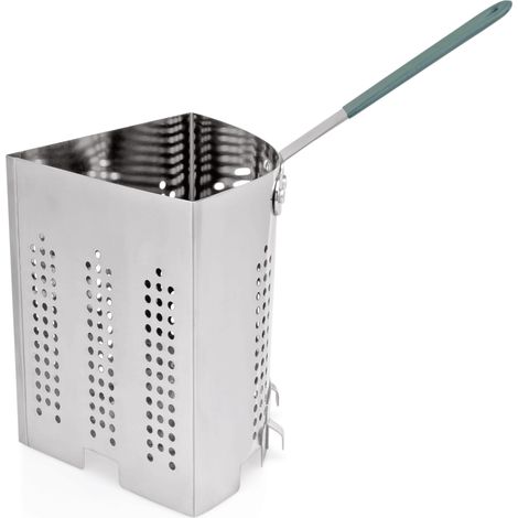 Quart de panier en Acier Inoxydable H 190 mm - Was Germany