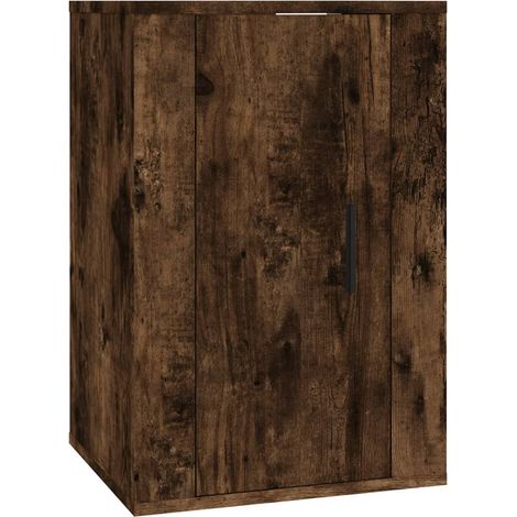 Maison Exclusive - TV-Wandschrank Räuchereiche 40x34,5x60 cm