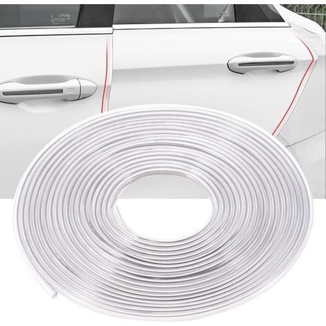 Transparent Car Door Seal with U-Shaped Accessories - Fits Most Cars (5m) (1/5)