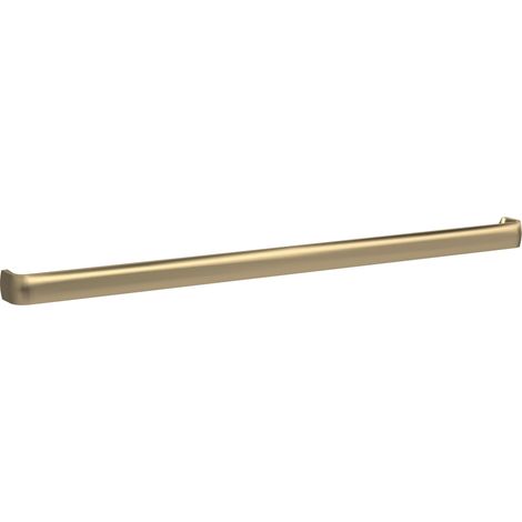Thin D Shape Furniture Handle 328 x 16 x 20mm - Brushed Brass