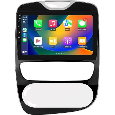 Lettore multimediale per auto, dimensioni del display, compatibilità con smartphone, compatibile con Renault Clio 4 2012-2019, P3-CP (1/2)