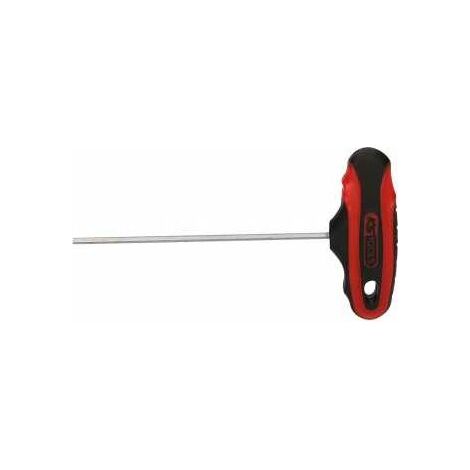 KS Tools T-Griff-Innensechskant-Schlüssel, 2,5 mm, 130 mm (1/4)