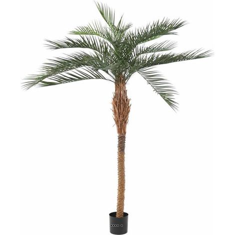 Palmier Phoenix artificiel feuillage plastique extérieur 220 cm - dimhaut: H 220 cm - couleur: Vert