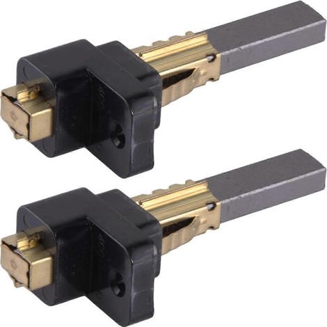 Lot de 2 porte-balais en carbone de 6,5 x 11 x 32 mm, pièce de rechange pour moteur d'aspirateur (1/5)