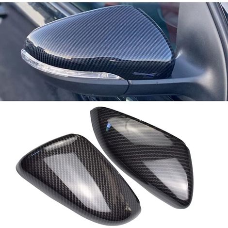1 paire Couvercle de rétroviseur de rétroviseur gauche Couvercles de miroir à droite pour VW Golf 6 MK6 T-ouran (1/5)