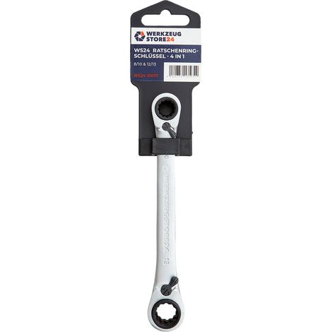 WS24 4 in 1 Gear Wrench CrV 8/10 et 12/13 - WS24-100111