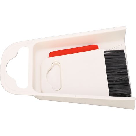 Ensemble balai de nettoyage pour comptoir de café/bar, brosse double usage (sec/humide) et pelle à poussière