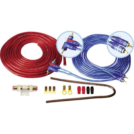 Sinustec BCS-1600 Kit di collegamento amplificatore HiFi per auto 16 mm²