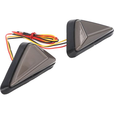 Clignotants LED Moto Universels 2 Pièces, Indicateurs Encastrés Feux De Clignotement pour Motocycle, Éclairage Motard (1/5)