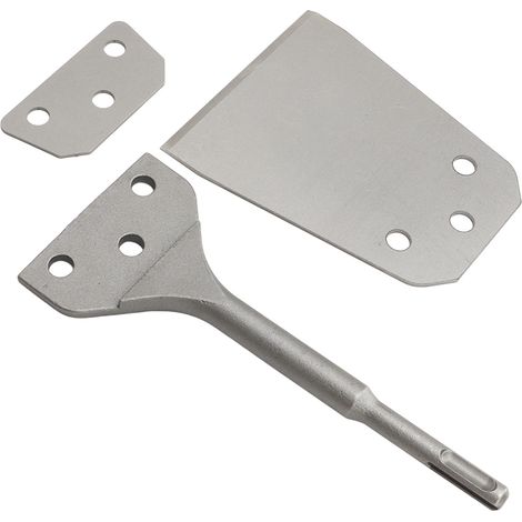 Grattoir à sol de 10 cm (4 pouces) en acier à ressort avec manche rond pour colle