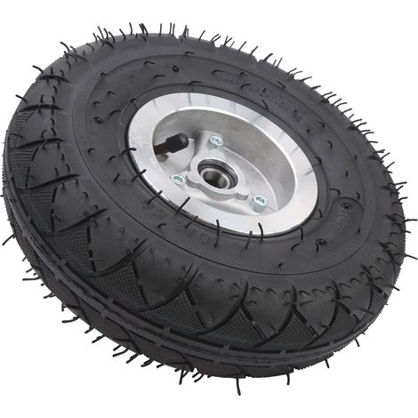 Pneu de Scooter Électrique 4.10‑3.50‑4 avec Moyeu, Gonflable en Caoutchouc pour Remplacement (1/5)