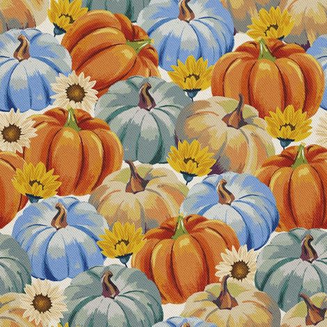Tela Oxford decorativa para exteriores - Motivo de calabaza 3 I DX692 (1/5)
