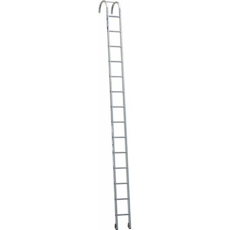 Échelle simple à crochets Duarib SCS 14Bx - Longueur: 4,22m - Sécurité Incendie & Secours - 4,22 m