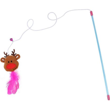 Set de juguetes navideños para gatos: varita de juguete para gatos - Regalo para el calcetín navideño