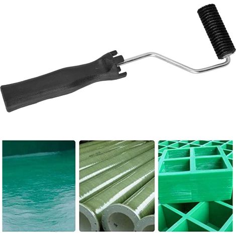 Fibre Outil Éponge Manuelle pour Résine Anti-Bulle à Rouleau Aluminium Alliage Design Ergonomique Portable Laminage Fenêtres Portes Douche Baignoire Yacht (1/5)