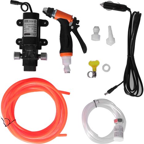 Pompe à Haute Pression Portable pour Lavage Auto - Kit de Nettoyage Jardin et Maison (1/5)