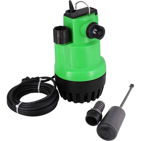Pompesguinardloisirs – Pompe vide-cave Drainex.1 – Eaux claires jusqu'à 10 mm – Hauteur de refoulement > 12 m – Moteur avec protection thermique