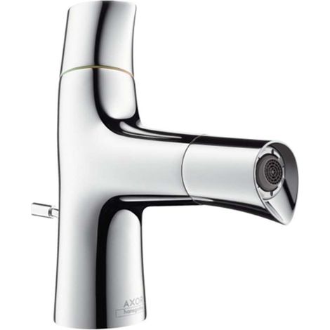 Hansgrohe AXOR Starck Miscelatore organico a 2 maniglie per bidet, rifiuti pop-up, rifiuti pop-up, colorazione: cromo - 12210000 (1/4)
