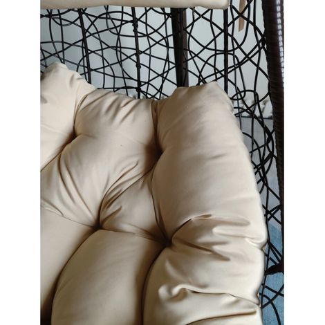 cuscino di ricambio per poltrona sospesa eurogarden "mezzaluna" beige