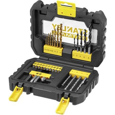 Juego de 31 piezas para taladrar y atornillar STANLEY STA88540-XJ