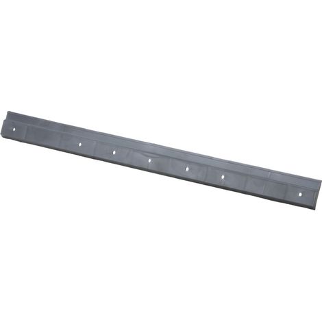 Rail en plastique pour botes d'exposition en PP noir, 500 mm