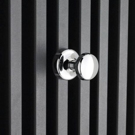 Nuie Chrome Magnetic Radiator Robe Hook - ACC001 (1/2)